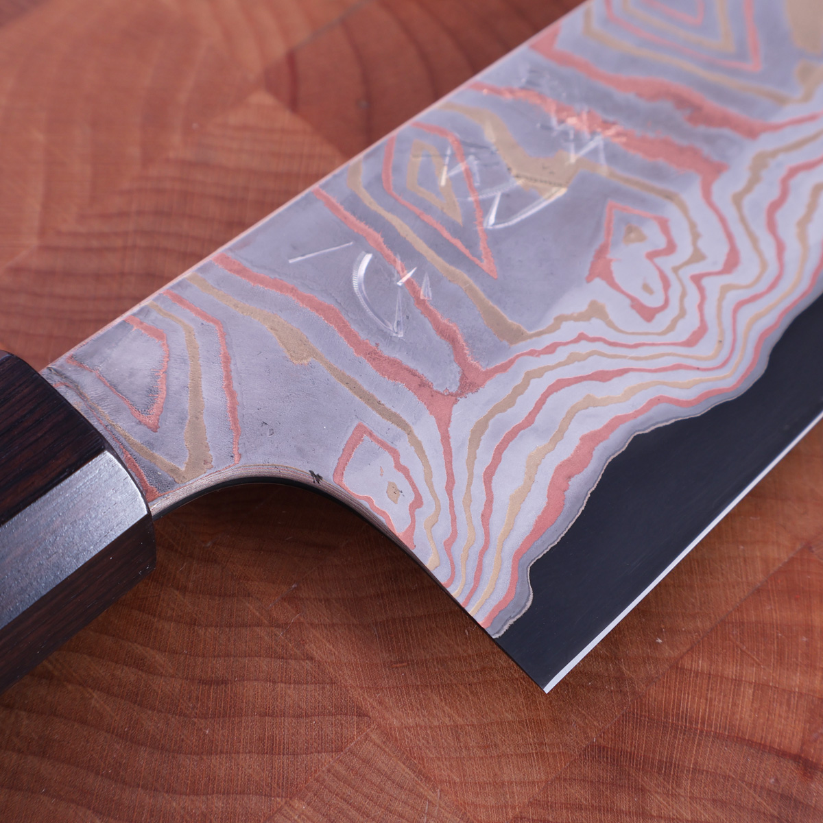 18cm Grønnsakskniv (santoku), Aogami II, Irodori - HATSUKOKORO — bilde 2