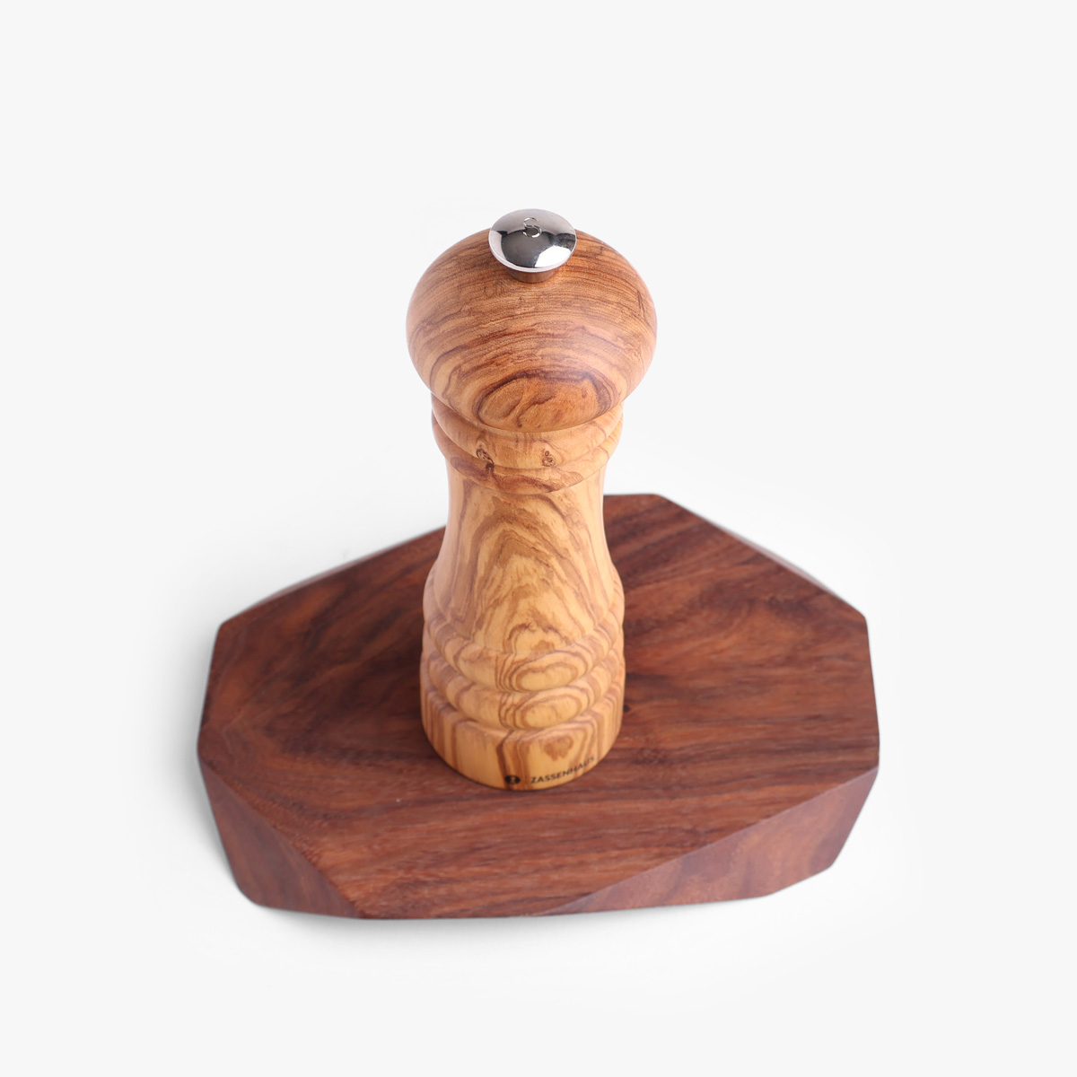Kvern (tradisjonell), salt, 18cm, oliventre - ZASSENHAUS — bilde 3