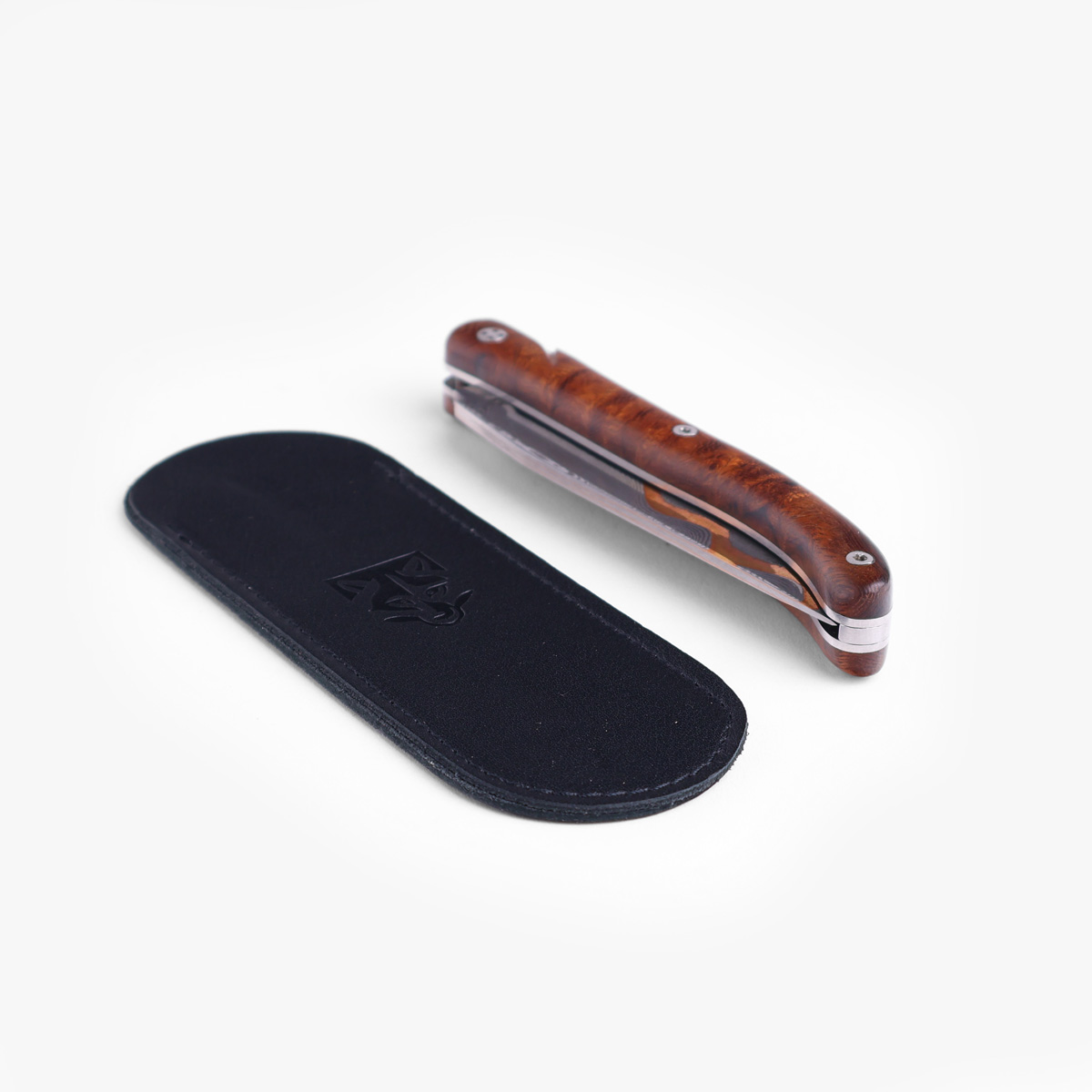 Foldekniv, 12cm, "Ironwood" - Claude Dozorme Laguiole — bilde 4