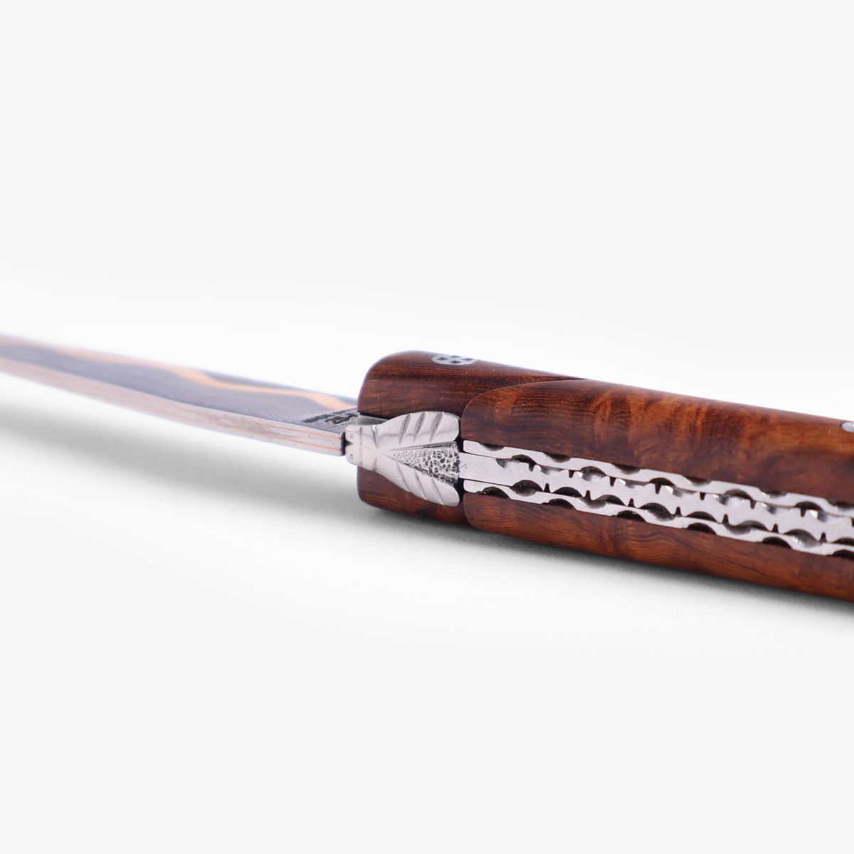 Foldekniv, 12cm, "Ironwood" - Claude Dozorme Laguiole — bilde 5