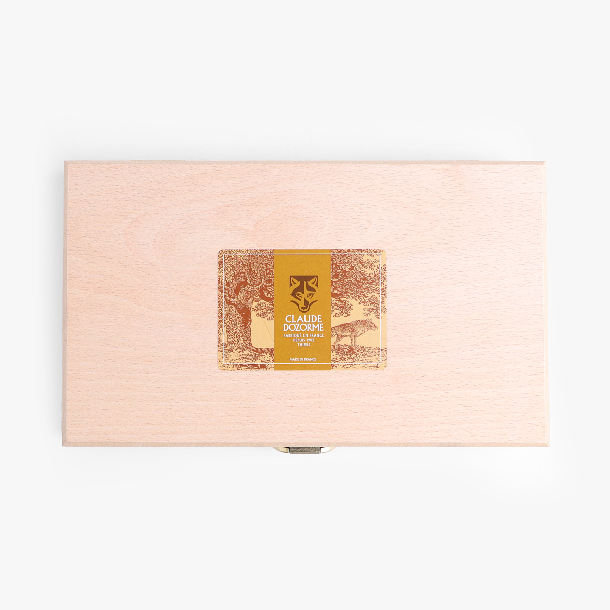 Biffkniver 6. stk rosa/oransje plast - Claude Dozorme Laguiole — bilde 5
