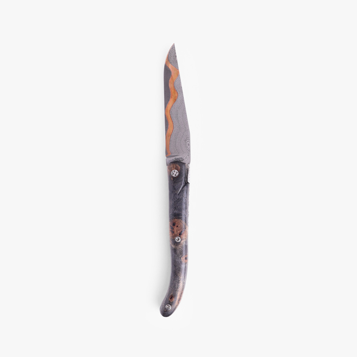 Foldekniv, 12cm, "Burl" - Claude Dozorme Laguiole — bilde 1