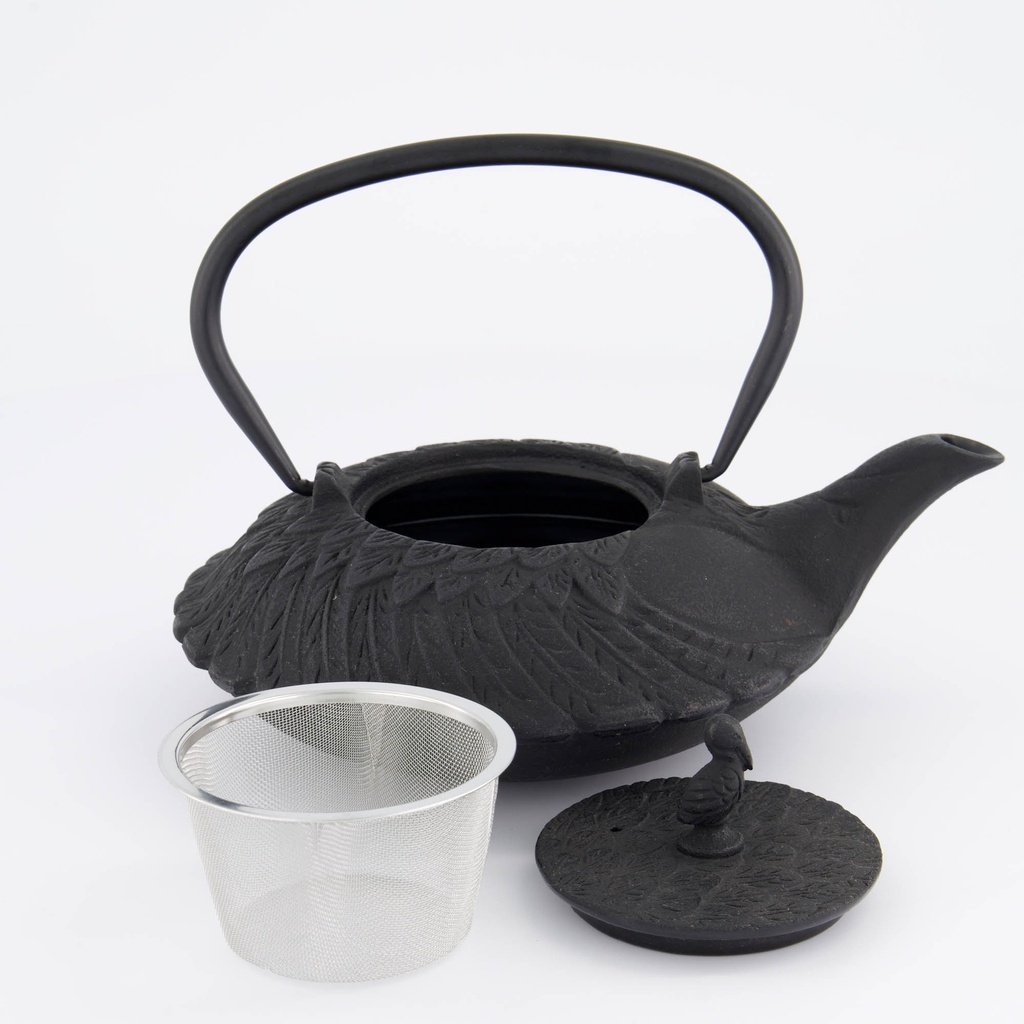 Tekanne 800ml "Crane", Støpejern, Sort — bilde 5