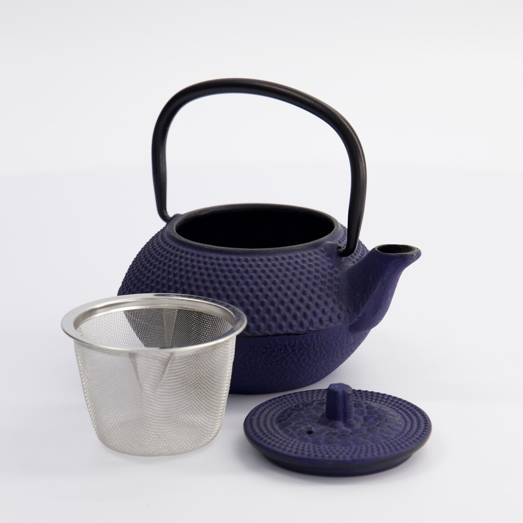 Tekanne 300ml, Støpejern, blå, 13.5 x 11.5 x 8.5cm — bilde 5