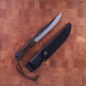 16.5cm Jaktkniv/Turkniv, Karbonstål med slire - Ikeuchi