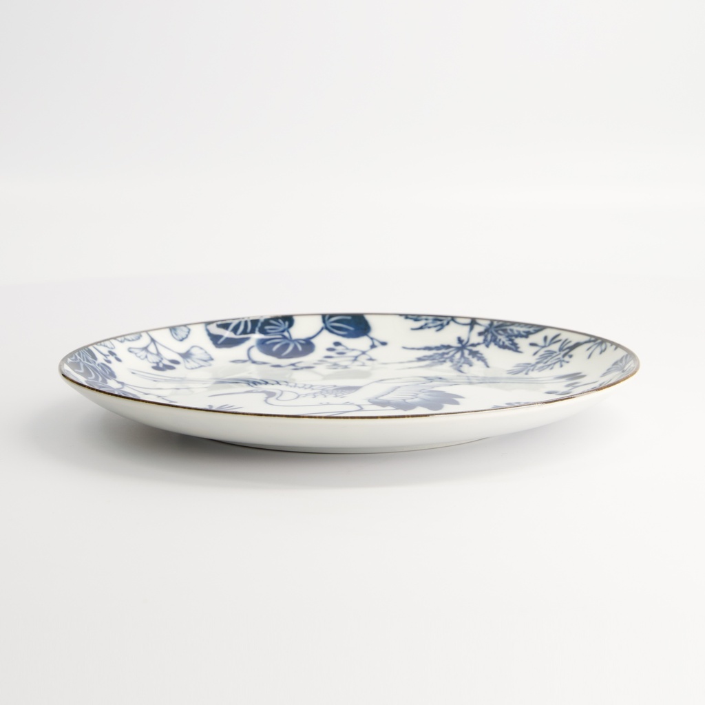 Tallerken, Flora Japonica "crane" 20.6x2.2cm - Tokyo Design Studio — bilde 3