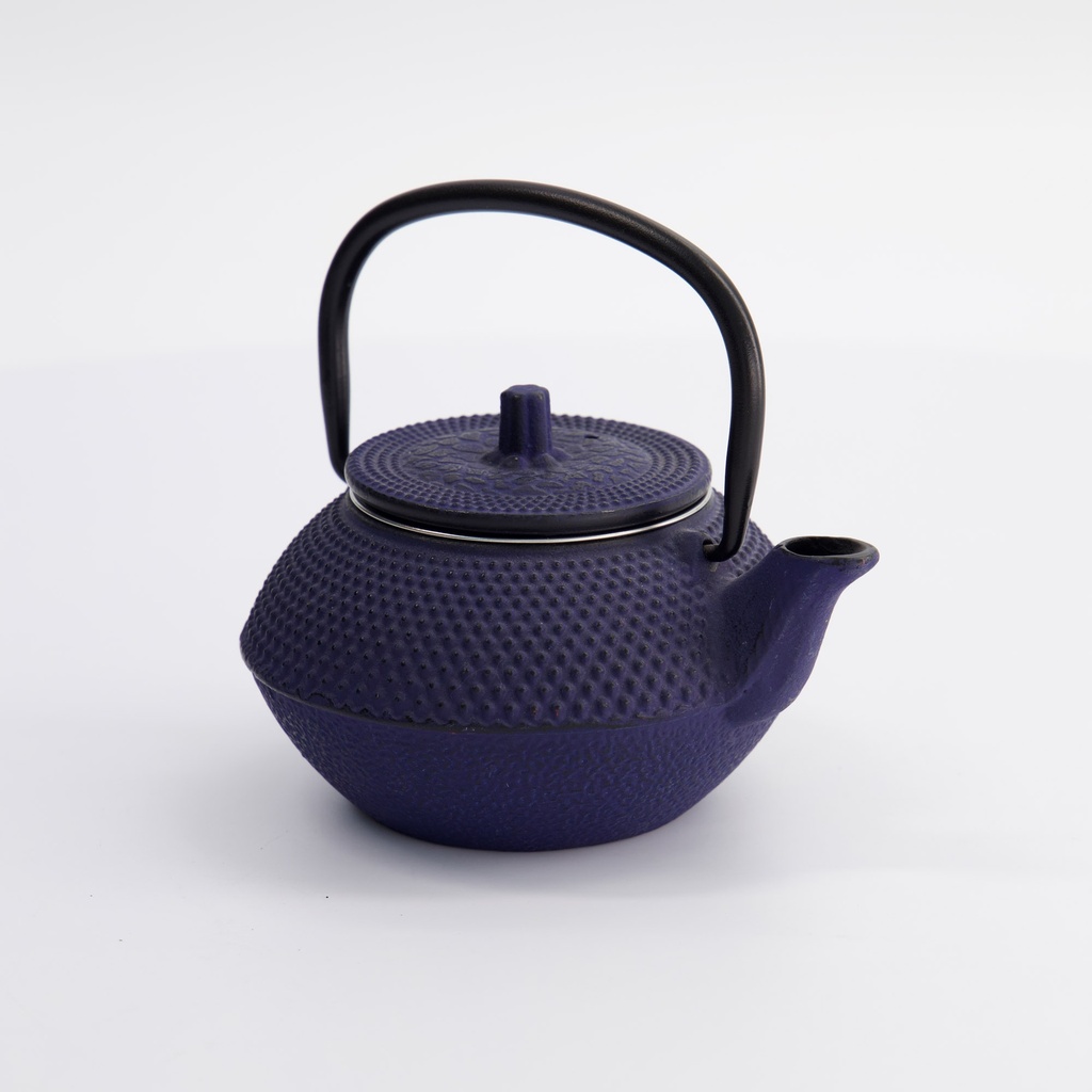 Tekanne 300ml, Støpejern, blå, 13.5 x 11.5 x 8.5cm — bilde 1