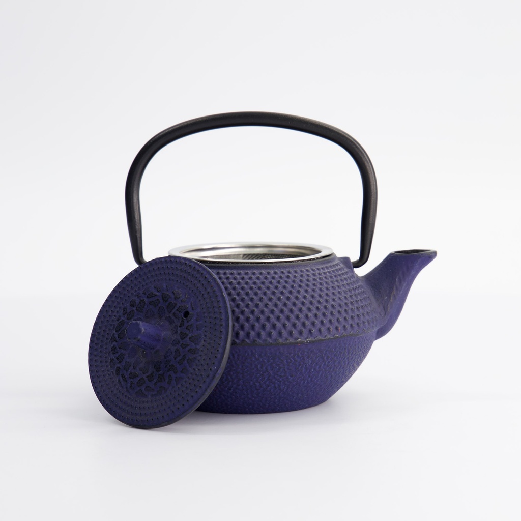 Tekanne 300ml, Støpejern, blå, 13.5 x 11.5 x 8.5cm — bilde 2