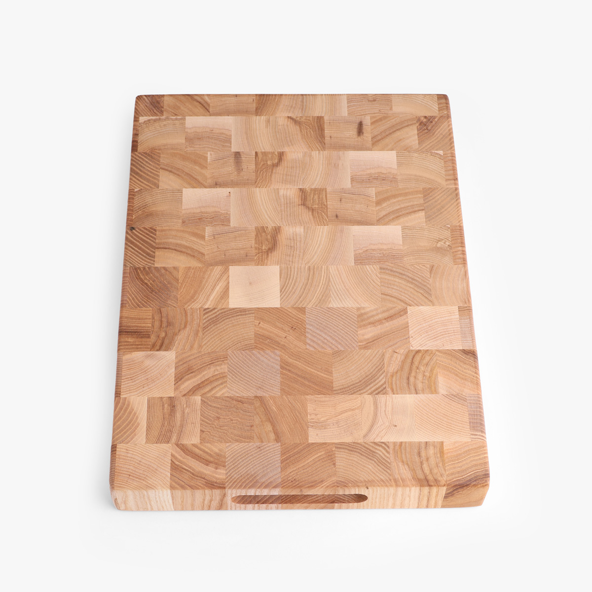 Skjærebrett (40 x 30 x 5cm) - endeved, stående stav, ask — bilde 1