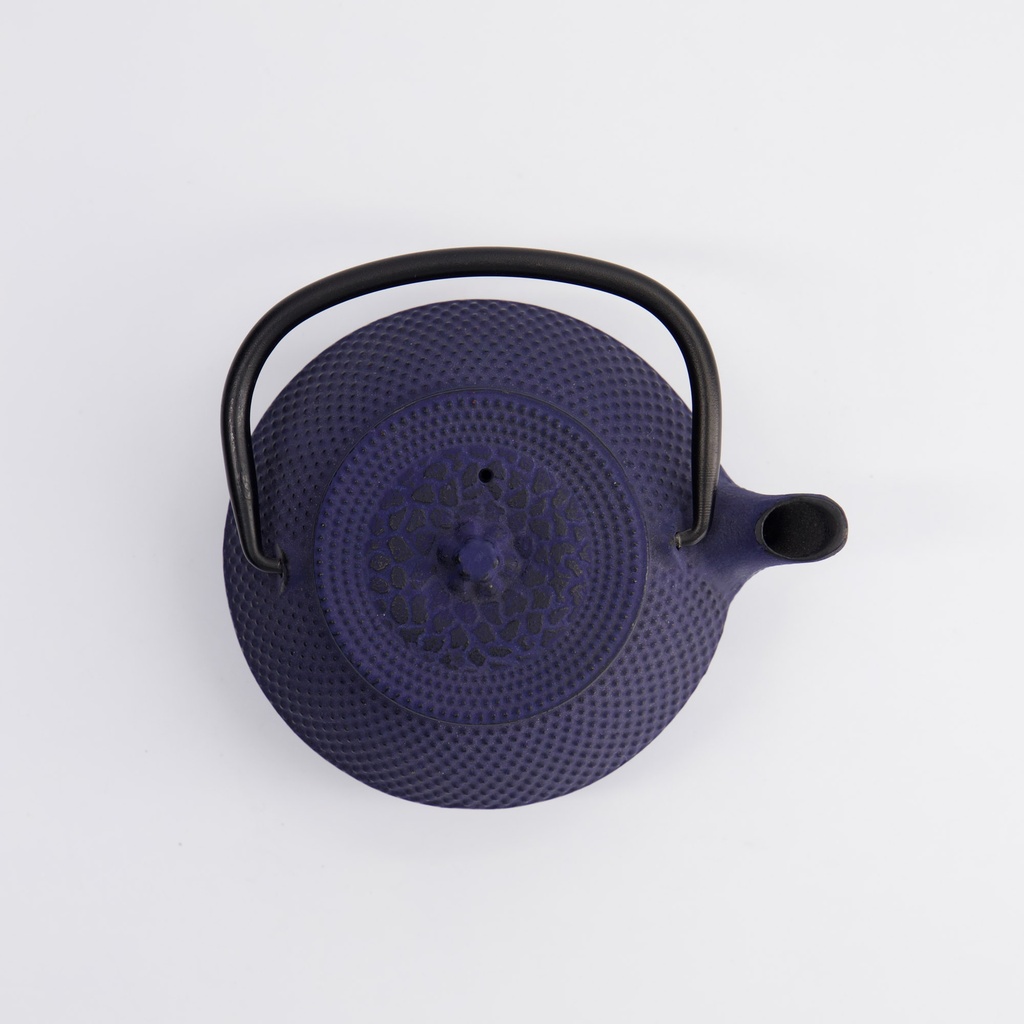 Tekanne 300ml, Støpejern, blå, 13.5 x 11.5 x 8.5cm — bilde 3