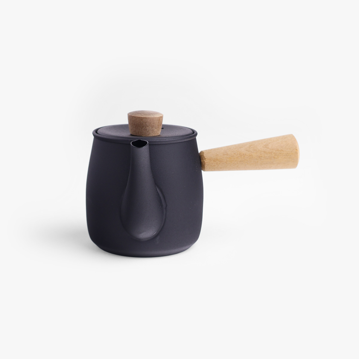 Tekanne i rustfritt stål (sort), med sil, 400ml - MIYACO — bilde 3
