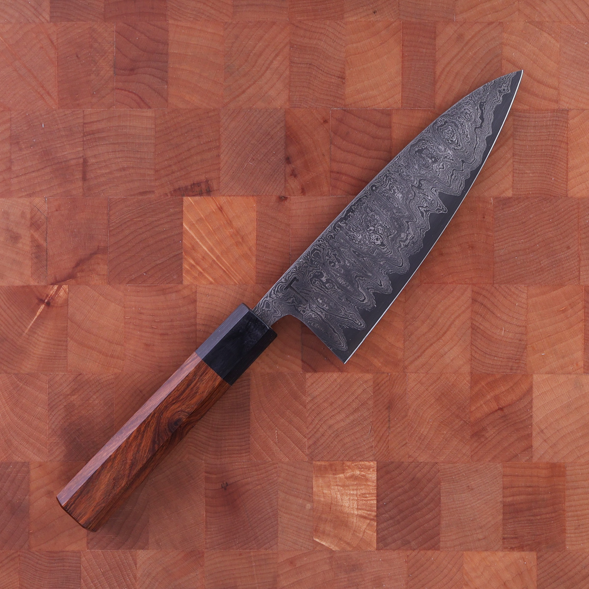 14cm Universalkniv (petty) nr.10, damask - Thulesius Works — bilde 1