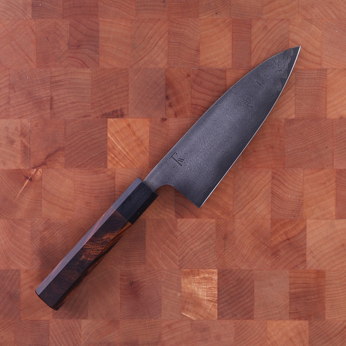 14cm Universalkniv (petty) nr.8, damask - Thulesius Works — bilde 1