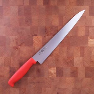 27cm Sujihiki, Molybden Vanadium, Rød - FUJI CUTLERY