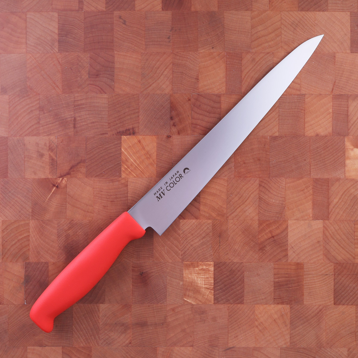 24cm Sujihiki, Molybden Vanadium, Rød - FUJI CUTLERY — bilde 1