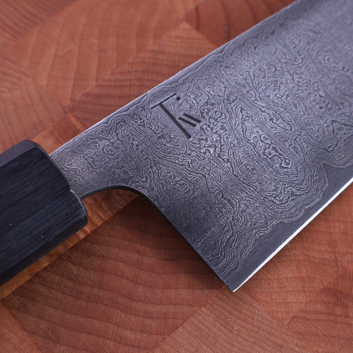14cm Universalkniv (petty) nr.8, damask - Thulesius Works — bilde 2