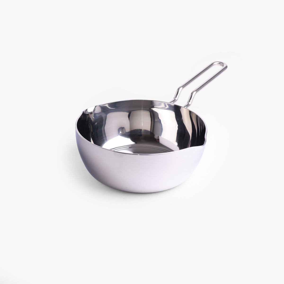 Yukihira-gryte "GEO", rustfritt stål, 18cm – MIYACO — bilde 1