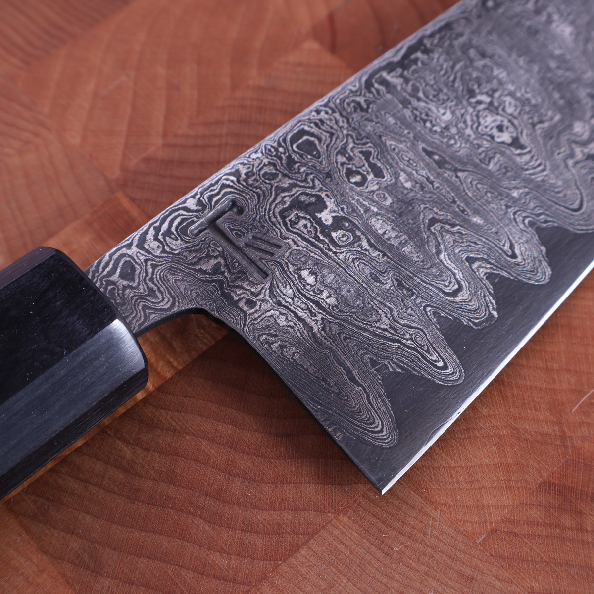 14cm Universalkniv (petty) nr.10, damask - Thulesius Works — bilde 2