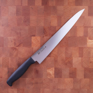 27cm Sujihiki, Molybden Vanadium, Sort - FUJI CUTLERY