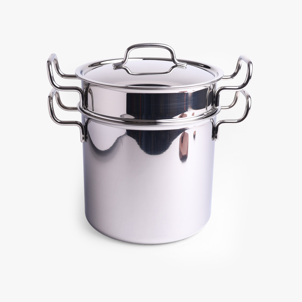 Pastagryte japansk "GEO", rustfritt stål, 21cm – MIYACO — bilde 3
