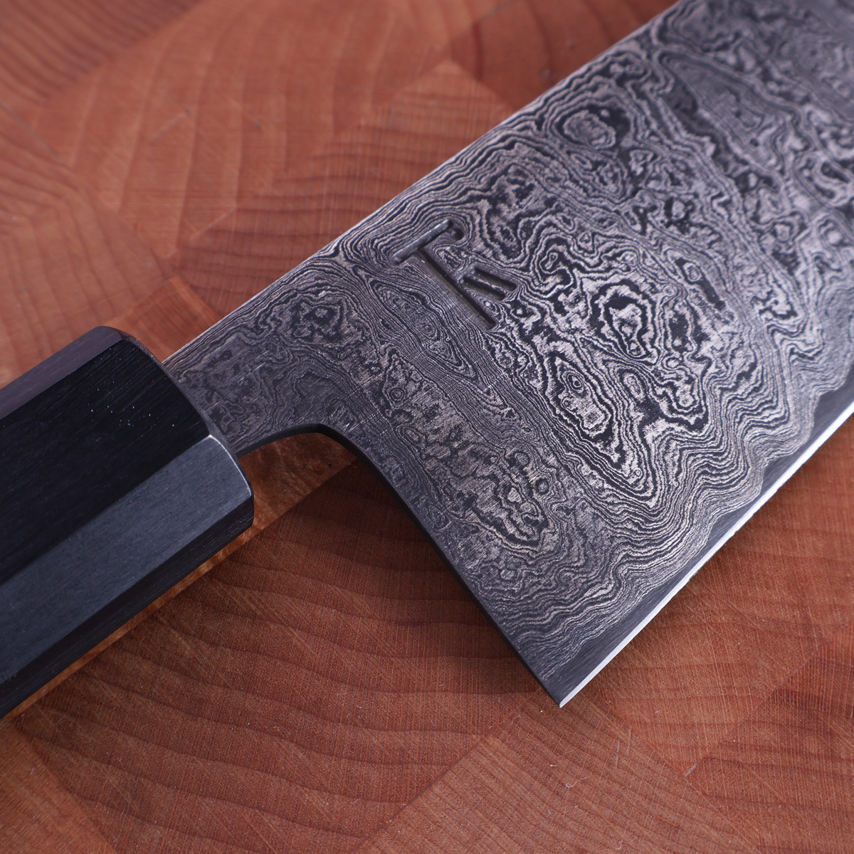 14cm Universalkniv (petty) nr.9, damask - Thulesius Works — bilde 2
