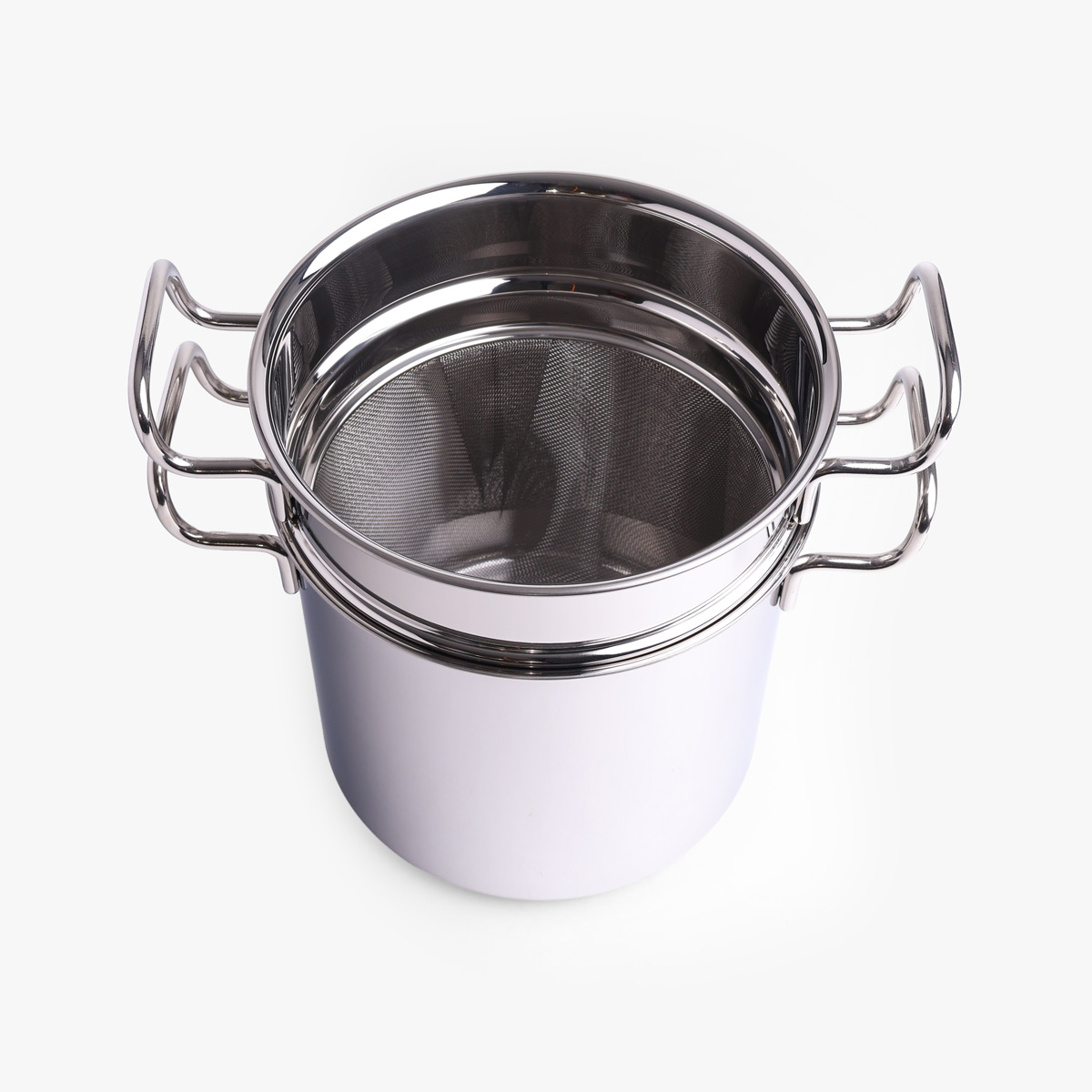 Pastagryte japansk "GEO", rustfritt stål, 21cm – MIYACO — bilde 4
