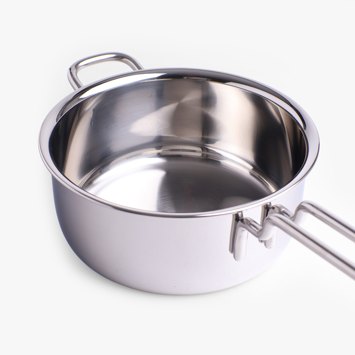 Kasserolle japansk "GEO", 7-ply / 7-lags rustfritt stål, 18cm – MIYACO — bilde 3