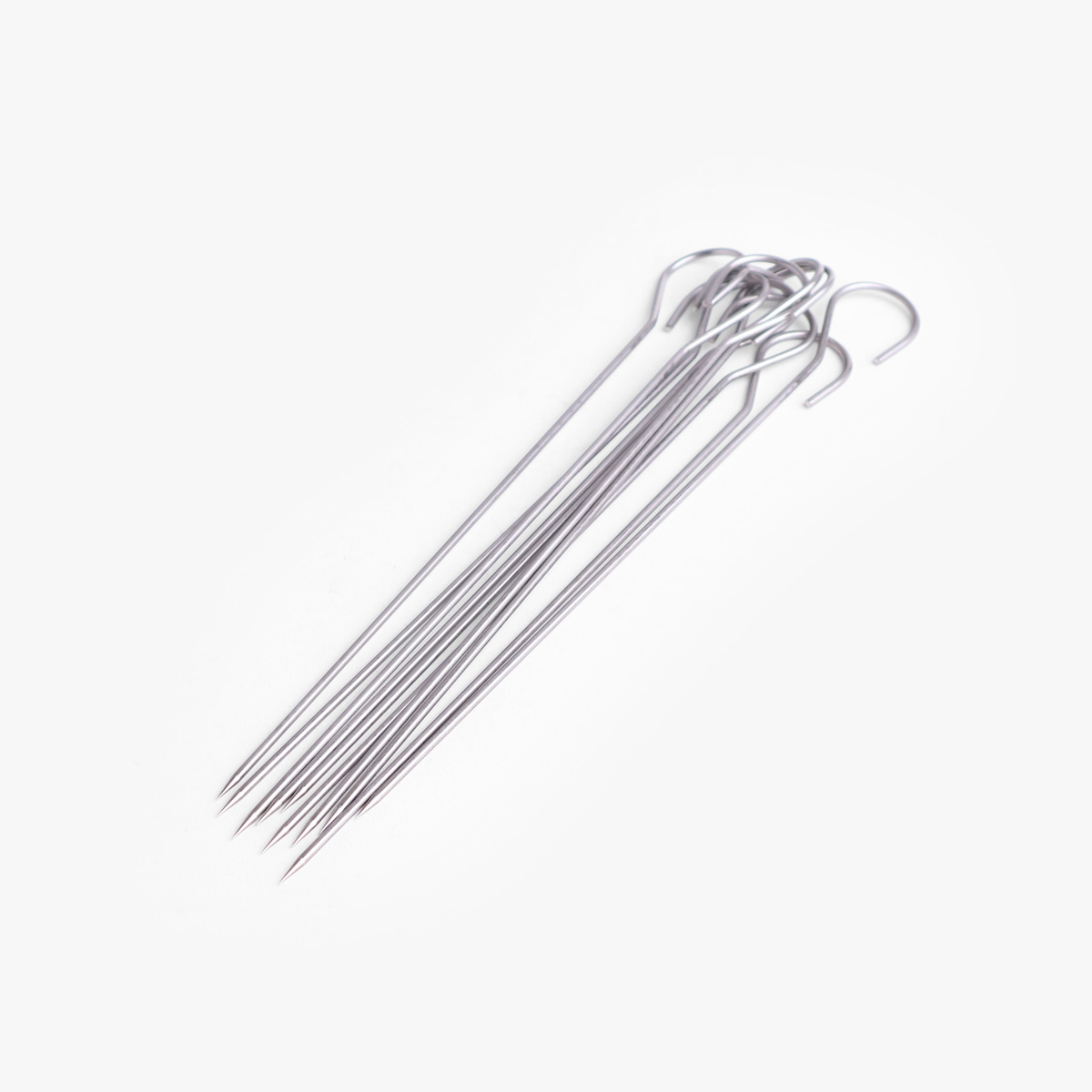 Grillspyd 10 stk, rustfritt stål, 17cm – AKAGAWA — bilde 1