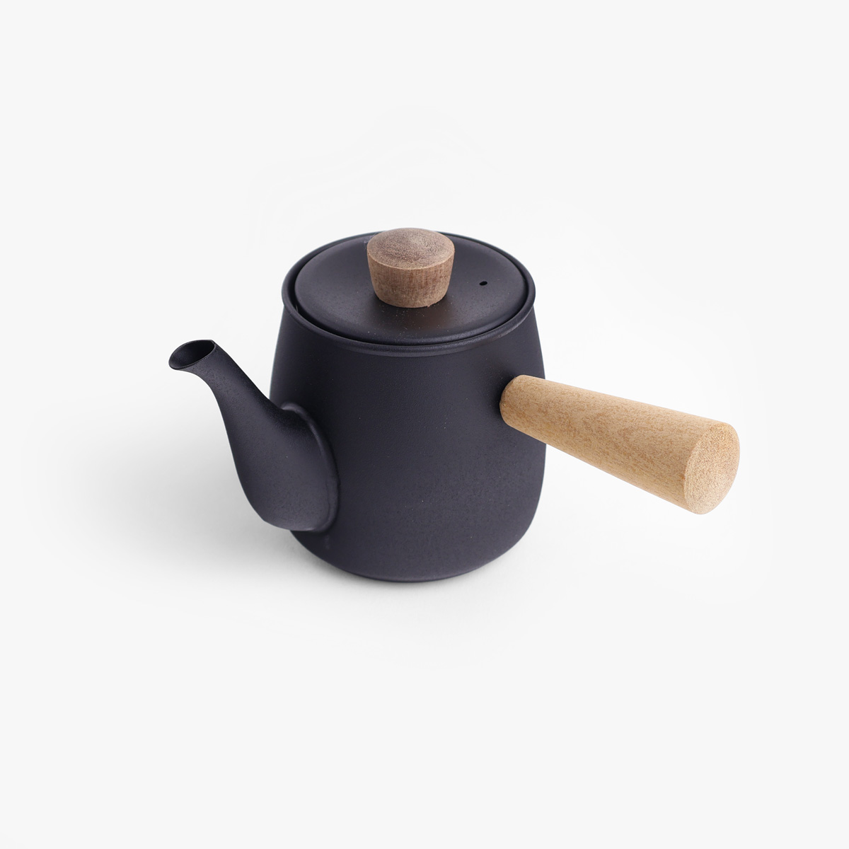 Tekanne i rustfritt stål (sort), med sil, 400ml - MIYACO — bilde 1