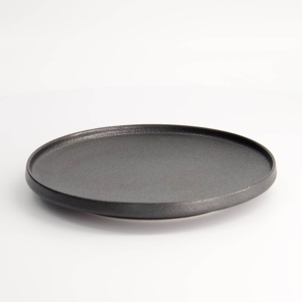 Tallerken "Yuzu Black" 20.6x2.4cm - Tokyo Design Studio