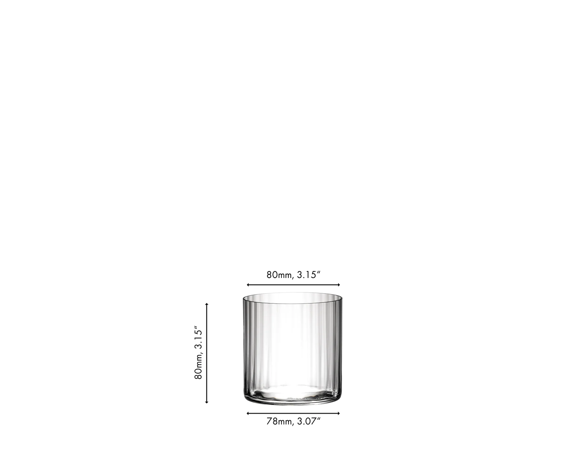 Vannglass, 2 stk, Optisk - Riedel O Wine Tumbler — bilde 2