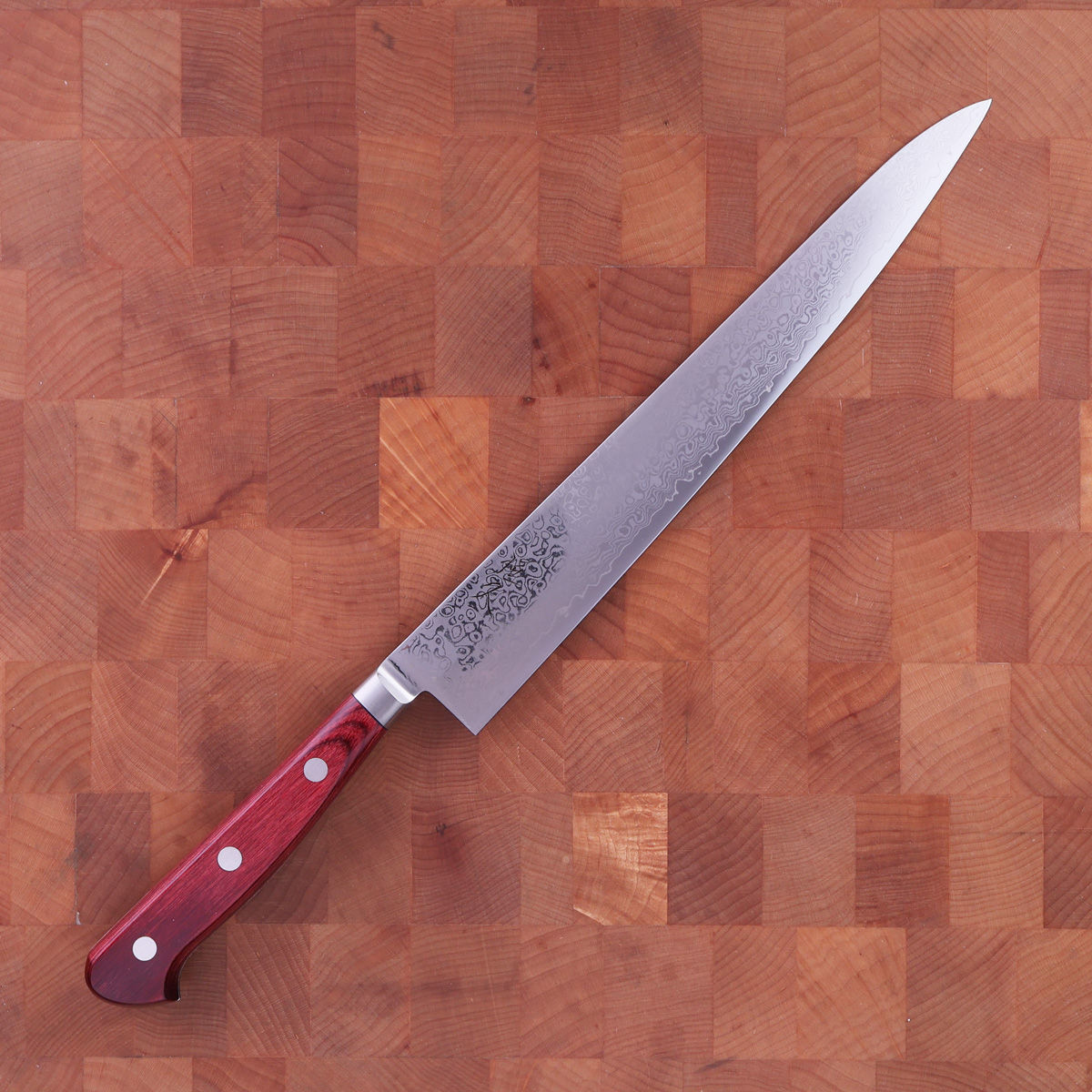 24cm Sujihiki, Damask, VG10 - HARUYUKI — bilde 1