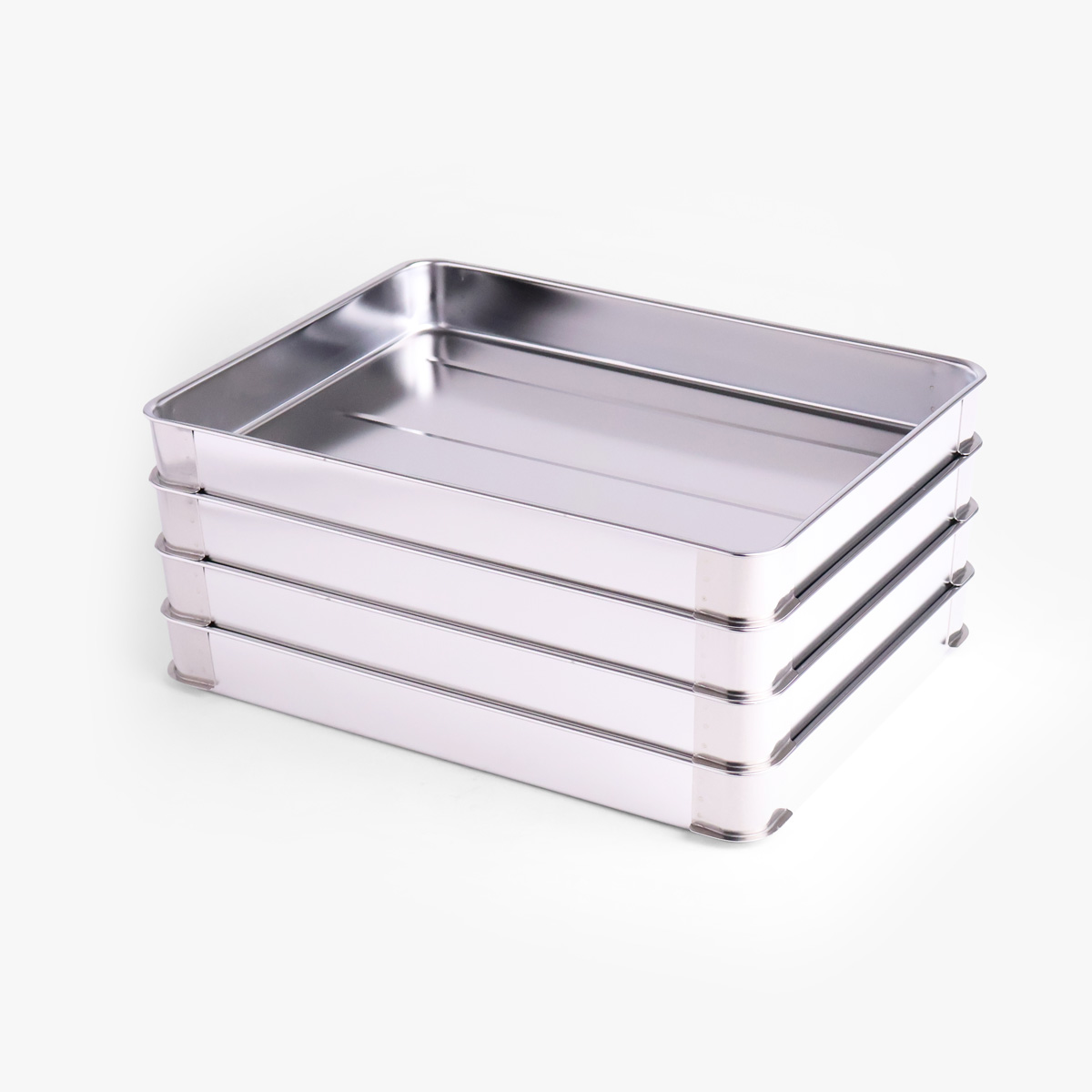 Stålcontainer proff, 413 × 312 mm, 18-8 – AKAGAWA — bilde 4