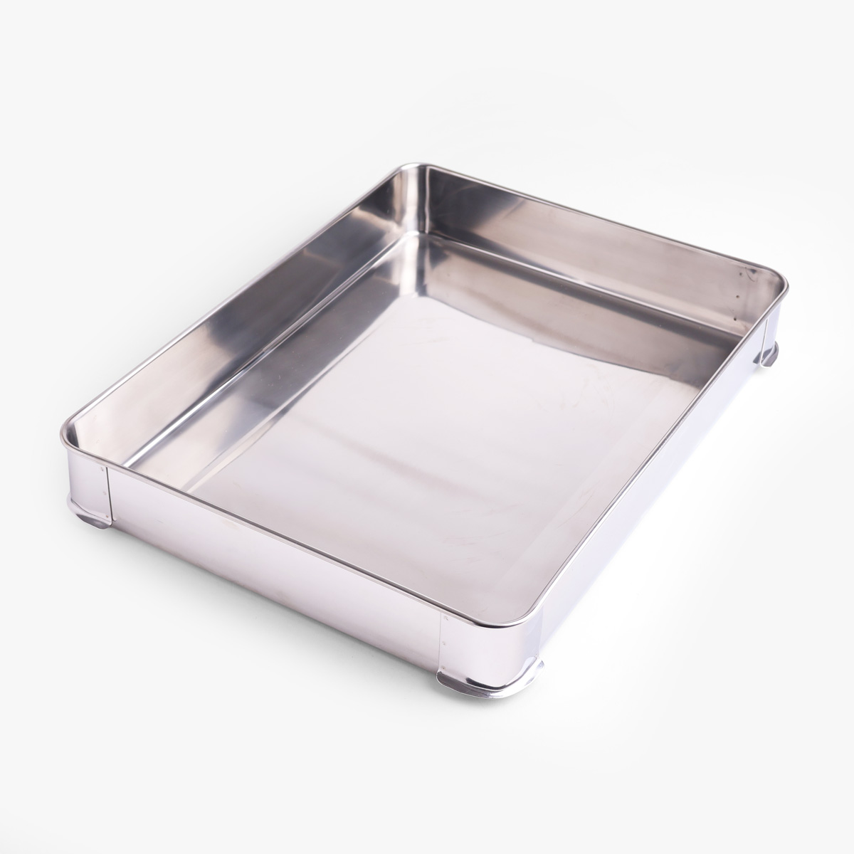 Stablebrett (systembrett) i rustfritt stål, 40×30×6 cm – YUKIWA — bilde 1