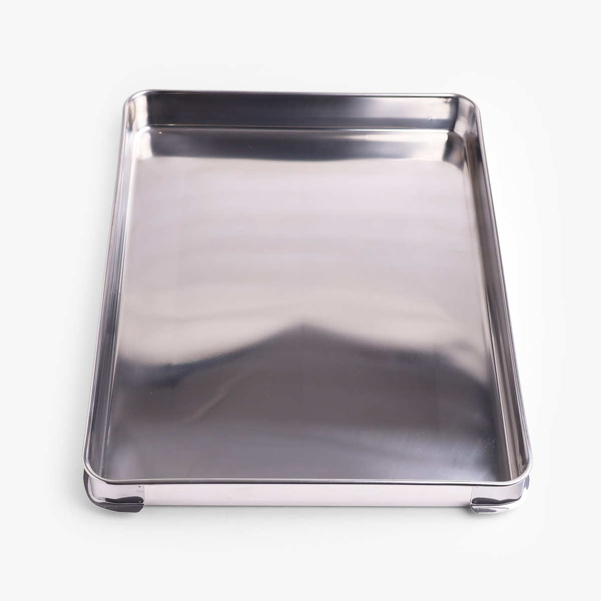 Stablebrett (systembrett) i rustfritt stål, 40×30×4 cm – YUKIWA — bilde 2