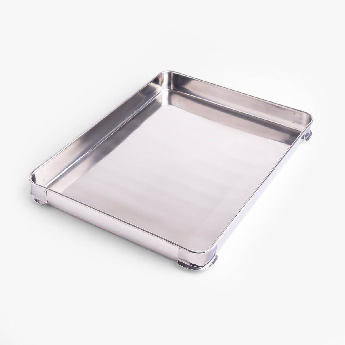 Stablebrett (systembrett) i rustfritt stål, 40×30×4 cm – YUKIWA — bilde 1