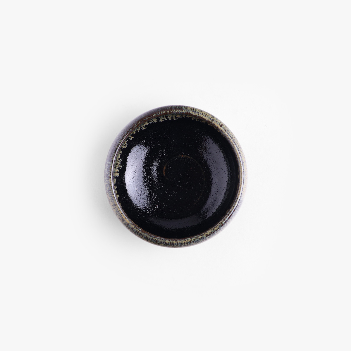 Skål, liten, Tenmoku Nagashi, Ø11cm - Japansk porselen — bilde 2
