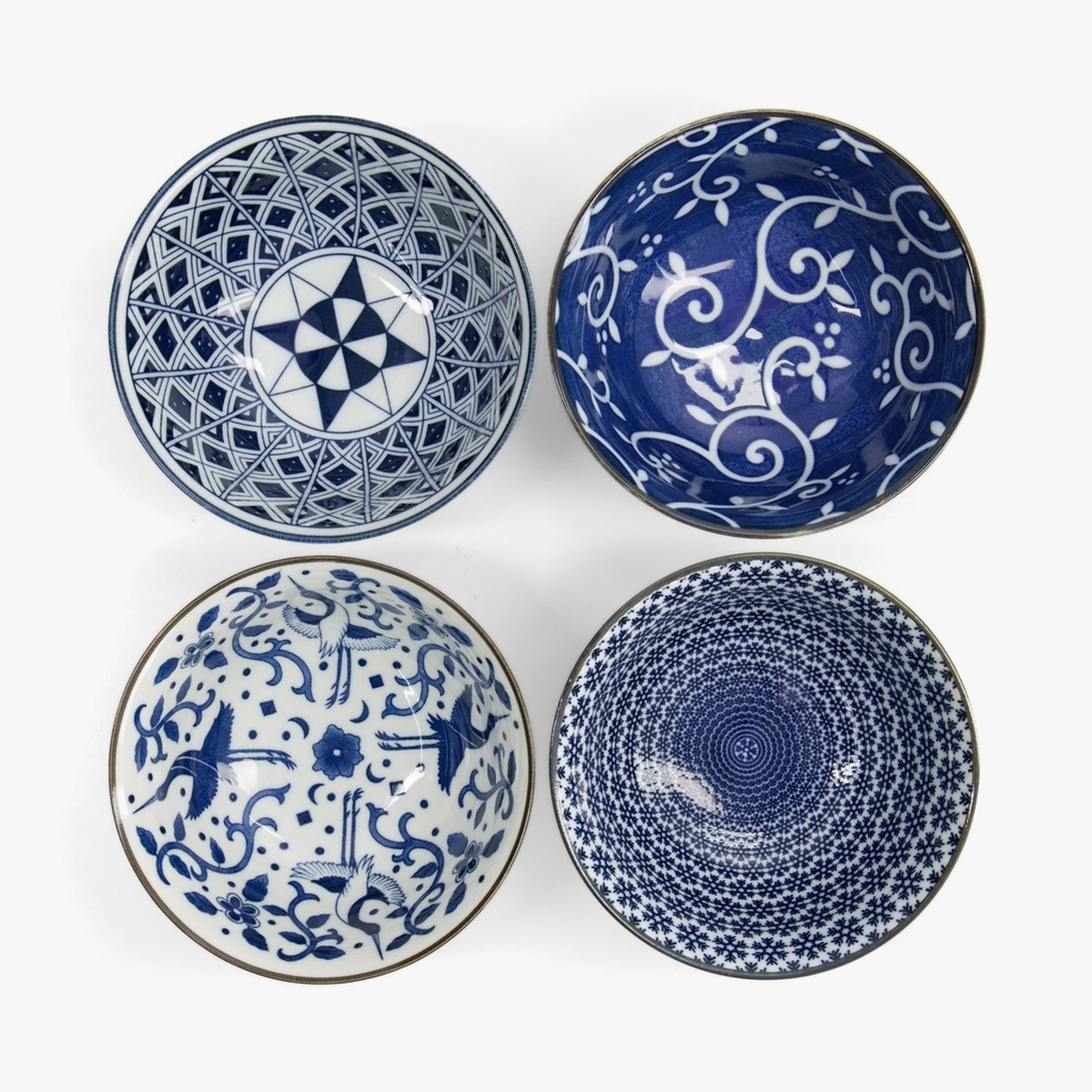 Mønstret Tayo Skåler (4 stk.) i gaveeske - Tokyo design studio — bilde 4