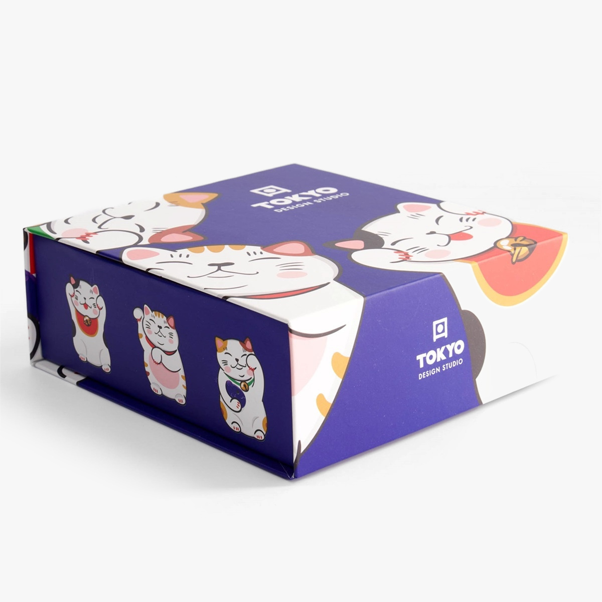 Sake sett, 4 kopper + karaffel "Kawaii Lucky Cat" - Tokyo design studio — bilde 2