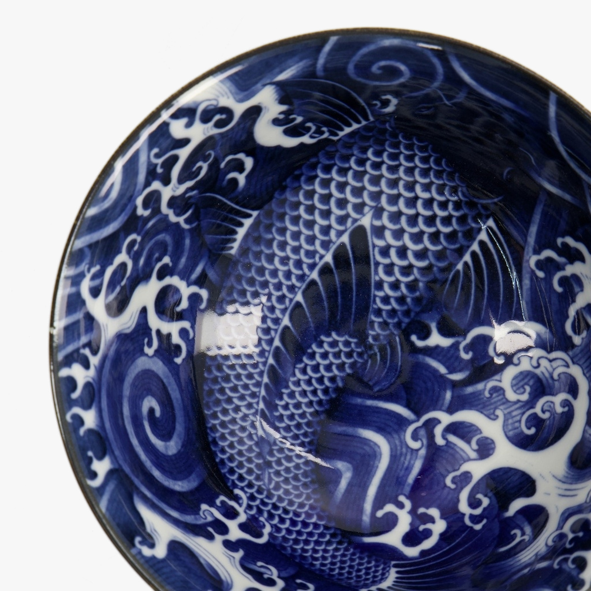 Japonism Carp Skål "Blue Tayo Bowl" - Tokyo design studio — bilde 3