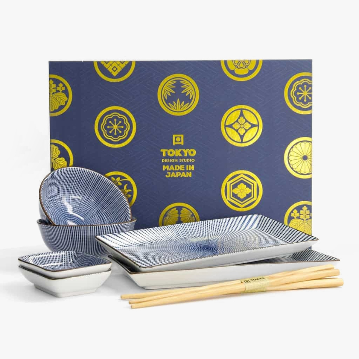 "Sendan Tokusa" sushisett 6 deler i gaveeske – Tokyo design studio — bilde 3