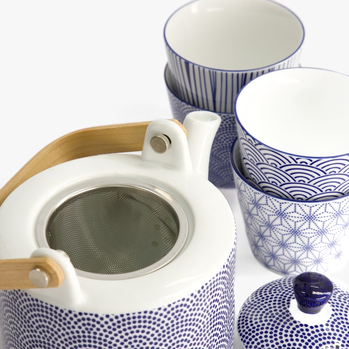Nippon Blue Te sett i gaveeske, tekanne og 4 tekopper - Tokyo design studio — bilde 6