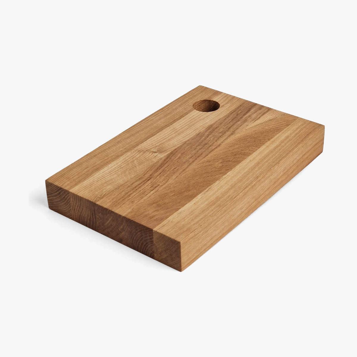 Skjærebrett (35 x 20 x 5cm) - tverrved, eik — bilde 3
