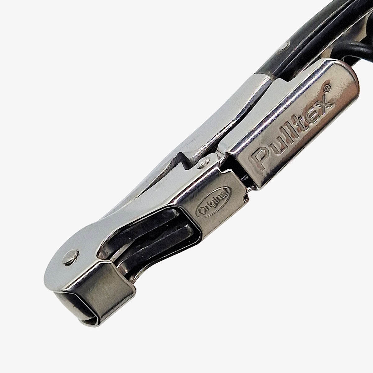 Vinåpner Pulltaps Cordoba svart horn med Skinnetui - PULLTEX — bilde 3