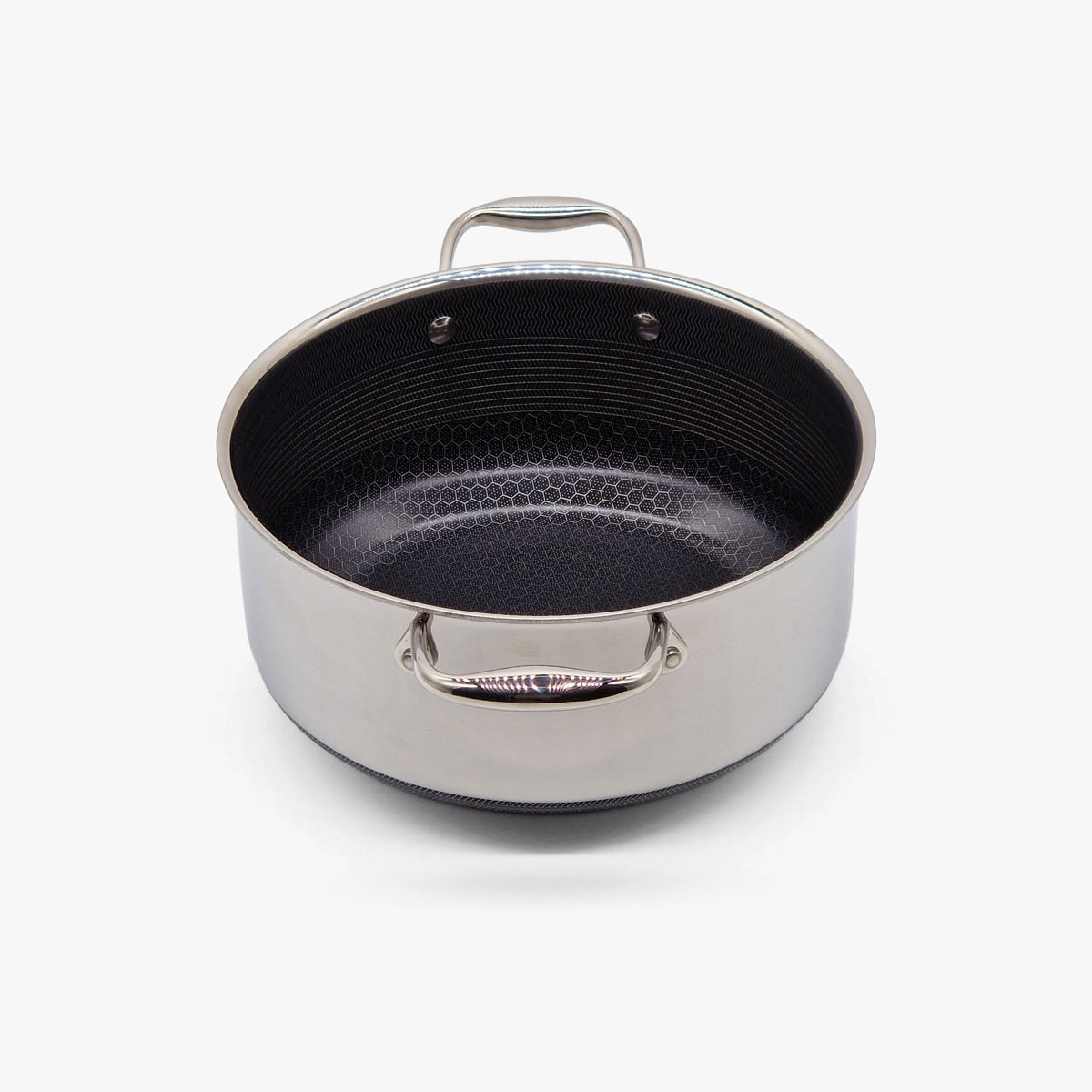 Gryte med lokk, 4,7 ltr, hybrid - HEXCLAD — bilde 2