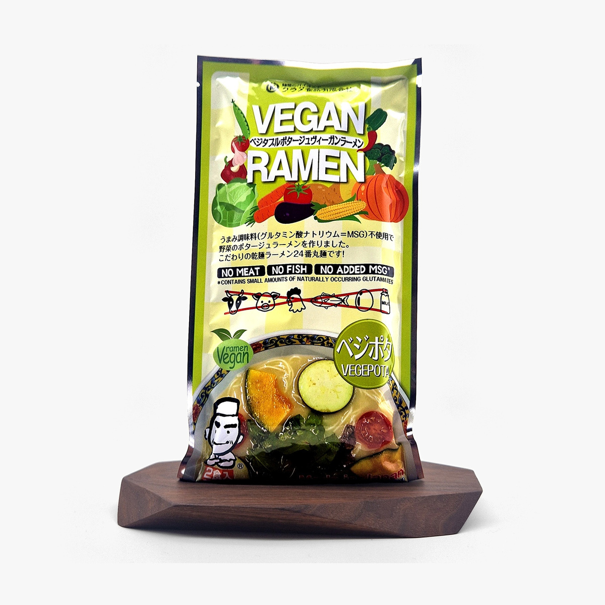 Ramen, veganske nudler og grønnsakskraft, 238g — bilde 1