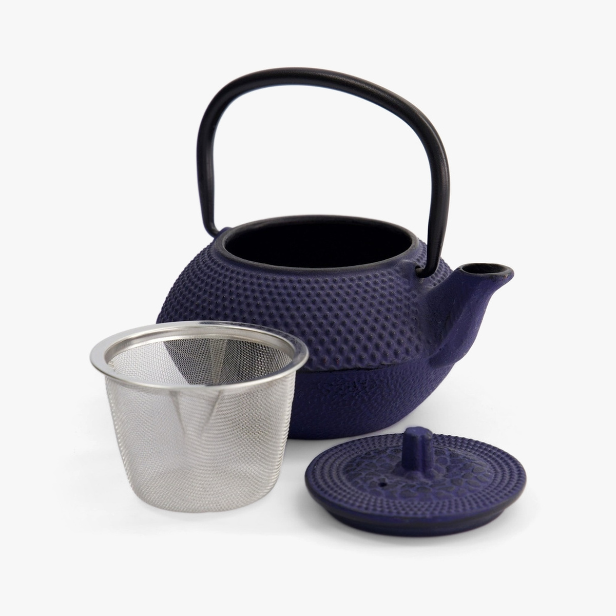 Tekanne 300ml, Støpejern, blå, 13.5 x 11.5 x 8.5cm — bilde 5