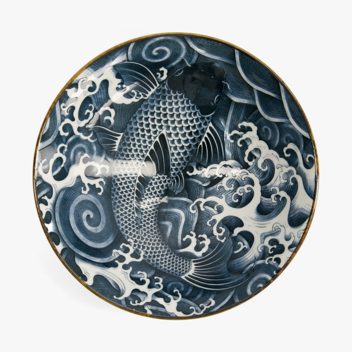 Japonism Carp Skål "Black Menbachi Bowl" - Tokyo design studio — bilde 3