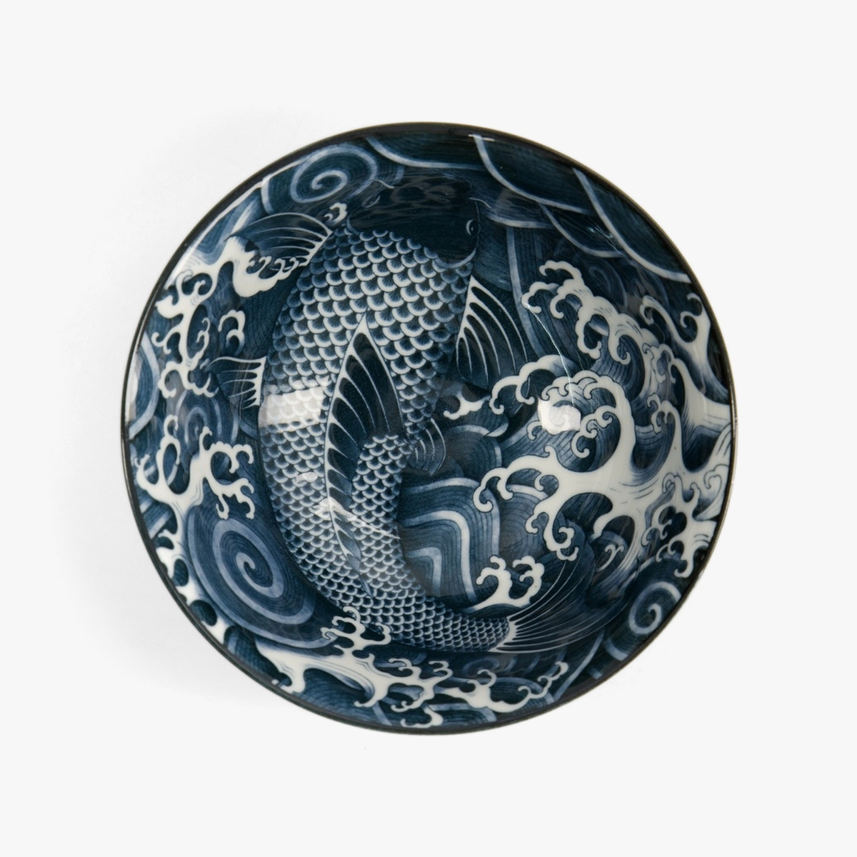 Japonism Carp Skål "Black Tayo Bowl" - Tokyo design studio — bilde 2