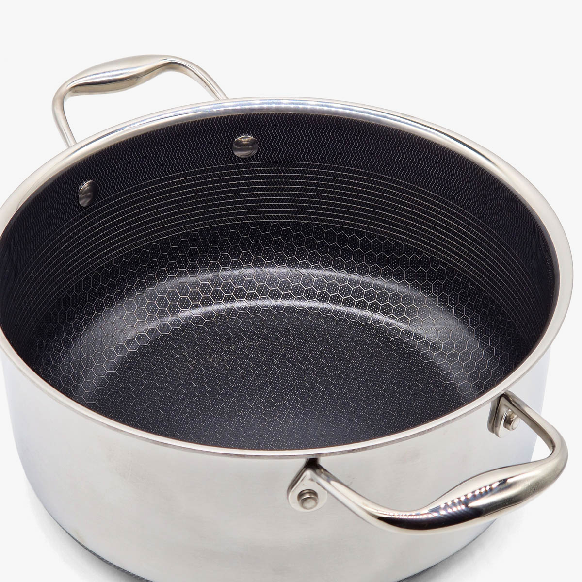 Gryte med lokk, 4,7 ltr, hybrid - HEXCLAD — bilde 4